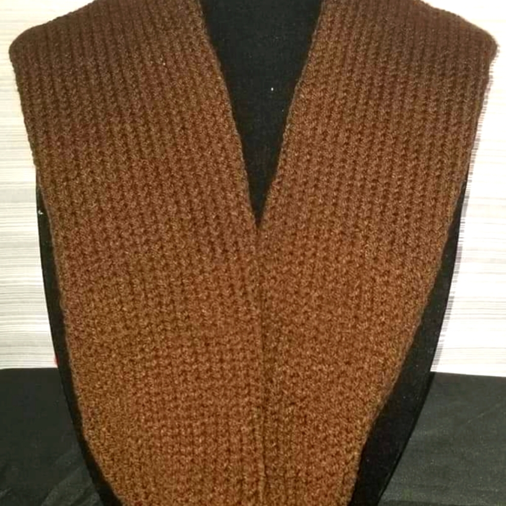 Brown Infinity Scarf
